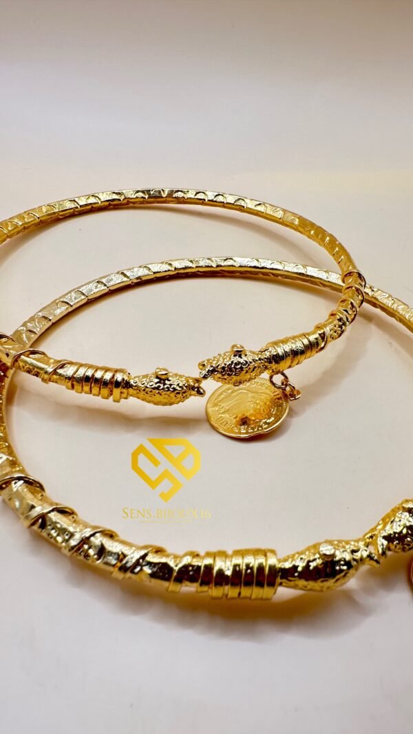 ✨ Khelkhal a main artisanal – Travail fait main, dorure 24 carats ✨ garantie 10ans