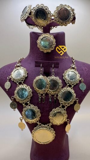 ✨ Parure Fetla – Travail 100 % fait main, dorure 24 carats ✨