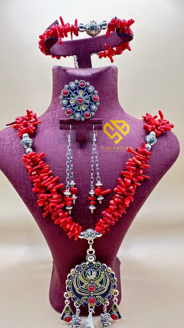 Parrure demi sautoire ( faux coraille )