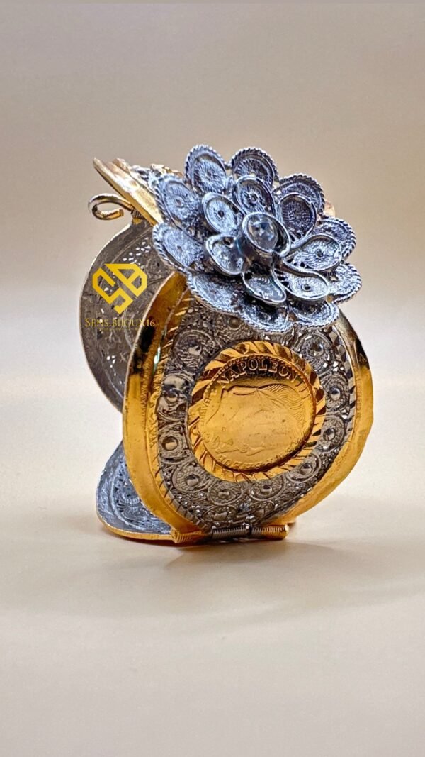 ✨ Bracelet en bronze plaqué or 18 carats – Finition premium ✨ garantie 10ans