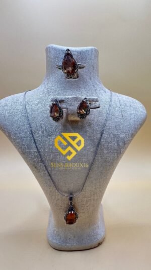 3e569127-8273-4ac8-a00b-9e71bd0a4007 Trio en Argent 925 Véritable – vrai perle soltani Garantie à Vie