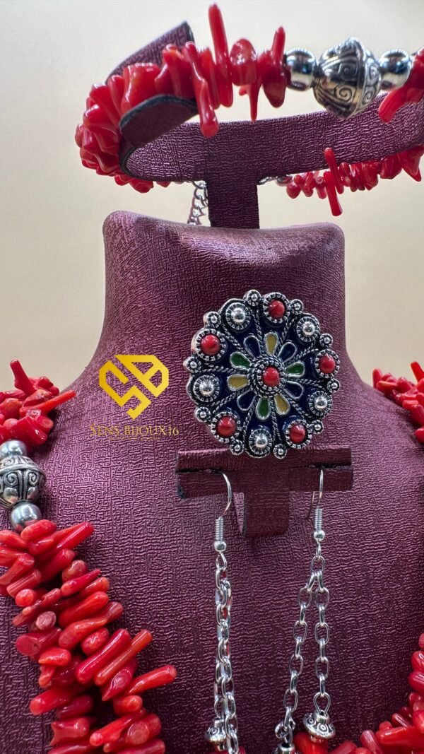 Parrure demi sautoire ( faux coraille )