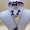 Parure hermes  en Acier Inoxydable – Garantie 10 Ans disponible en ( blanc -bleu - noir)