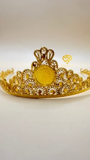 Couronne lwiza en bronze – Dorure 24K garantie 10ans