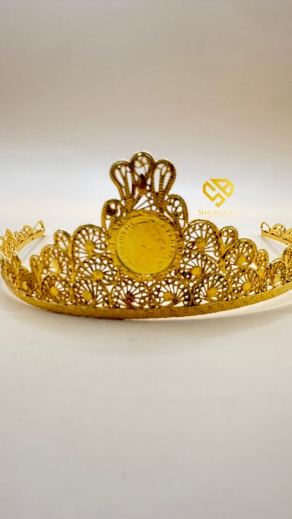 Couronne lwiza en bronze – Dorure 24K garantie 10ans