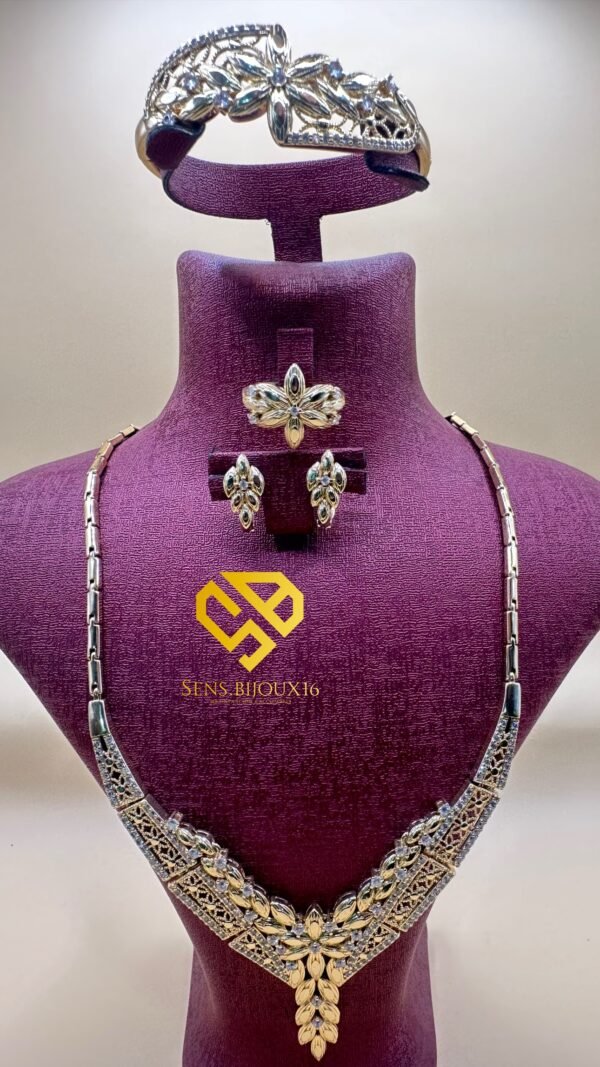 Parure XD plaquée Or 18K – Élégance identique à l’or