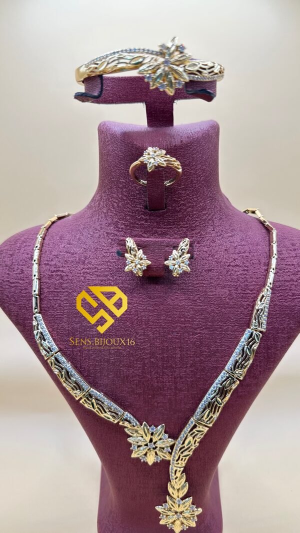 Parure XD plaquée Or 18K – Élégance identique à l’or