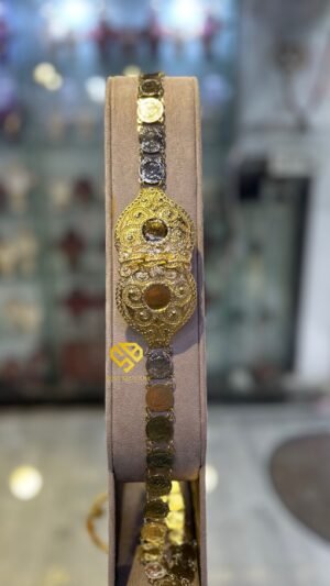 Ceinture lwiz mselsel en bronze véritable – Dorure 24K garantie 10ans