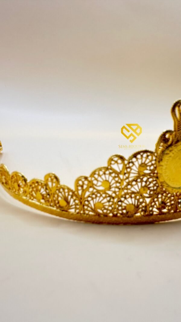 Couronne lwiza en bronze – Dorure 24K garantie 10ans