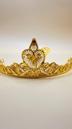 Couronne en bronze – Dorure 24K