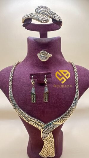 Parure XD plaquée Or 18K – Élégance identique à l’or