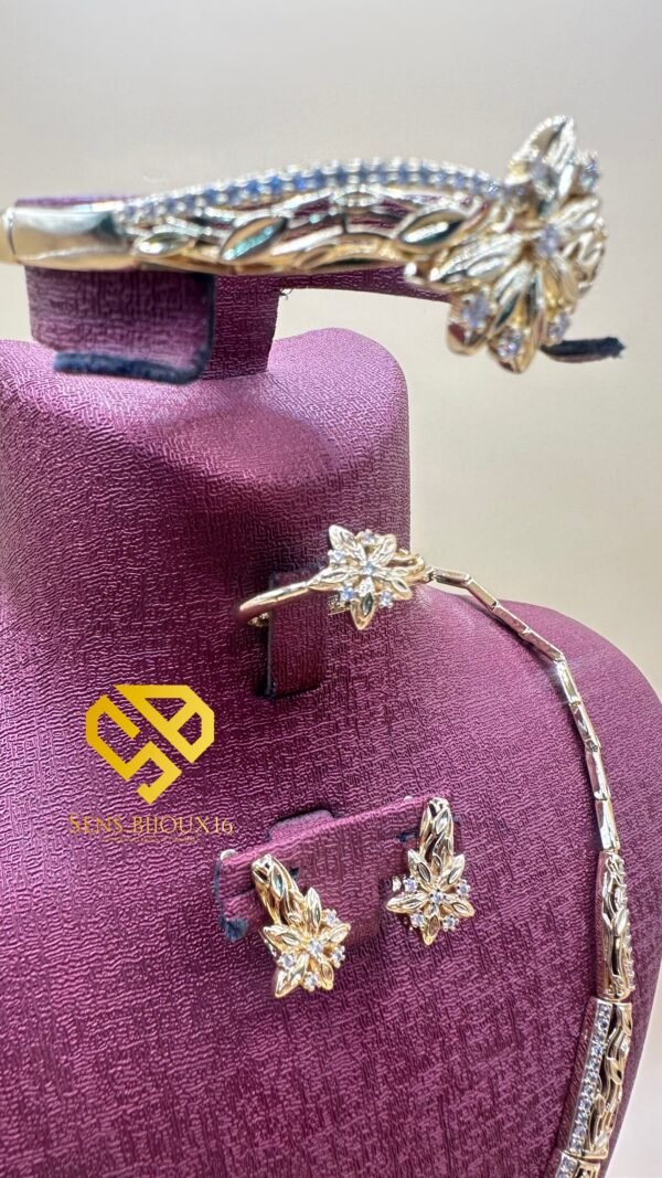 Parure XD plaquée Or 18K – Élégance identique à l’or