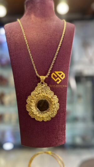 37156ba2-72e2-4b1d-92e9-ef17141ea6d1 Sautoir cordon en Bronze Authentique – Dorure 24K