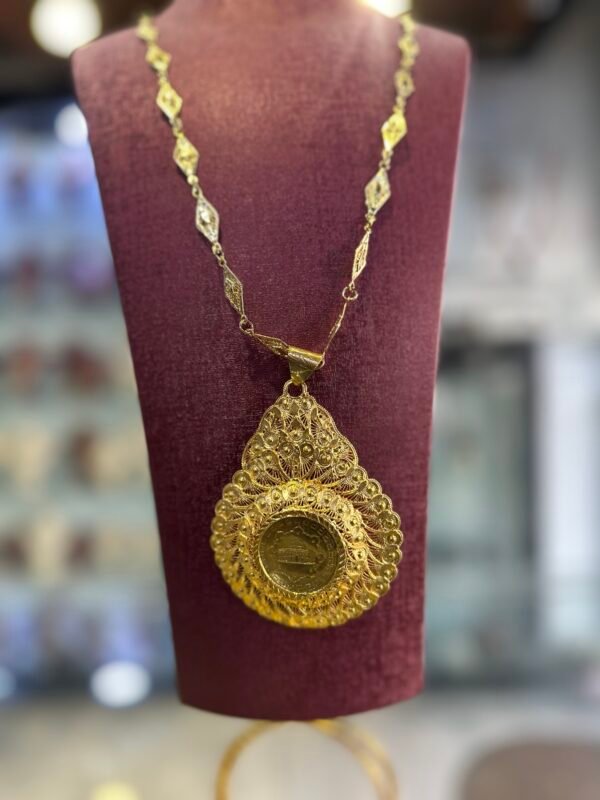 img_4285 Sautoir roza en Bronze Authentique – Dorure 24K motif kods