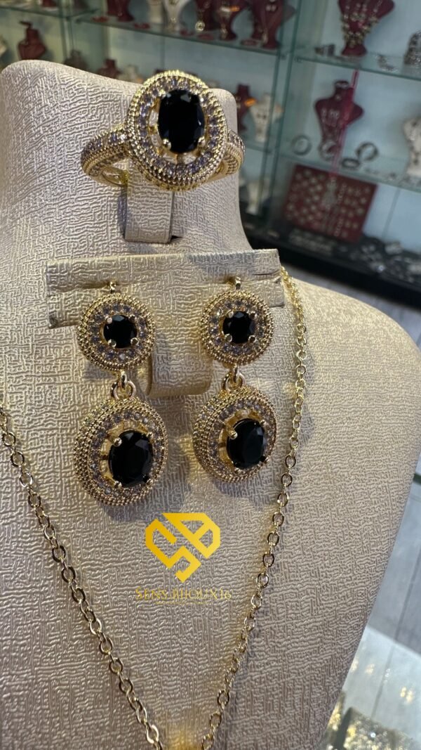 Trio en Plaqué Or 18 Carats – Élégance Moderne & Intemporelle