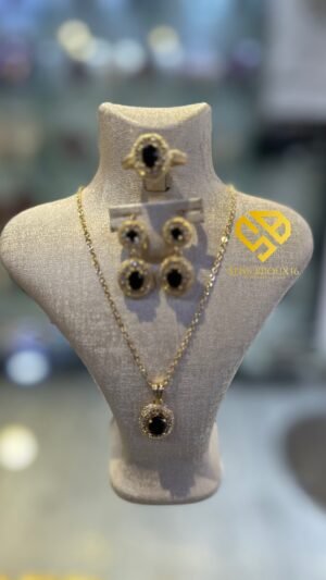 Trio en Plaqué Or 18 Carats – Élégance Moderne & Intemporelle